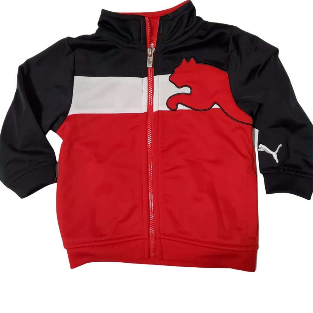 PUMA	KIDS RED/BLACK/WHITE JACKET	6-9 M